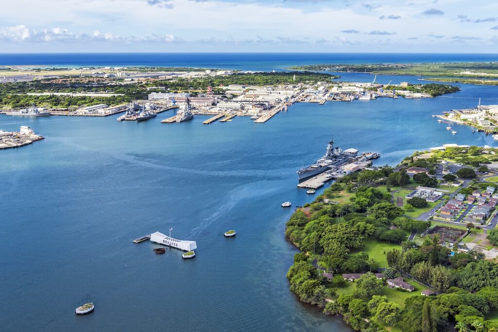 Pearl Harbor. Kahoolawe Island Reserve, Hawaii, US