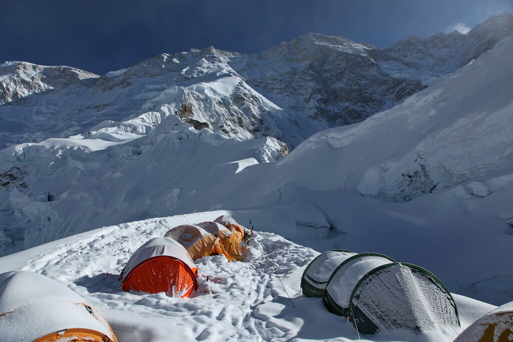 Camp 1 on Kangchenjunga, India
