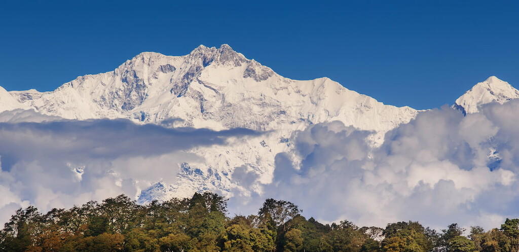 Kangchenjunga from Darjeeling, India