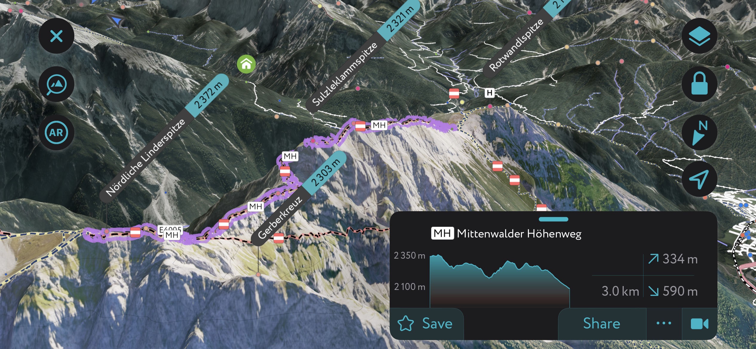 trail near Mittenwald. Karwendel