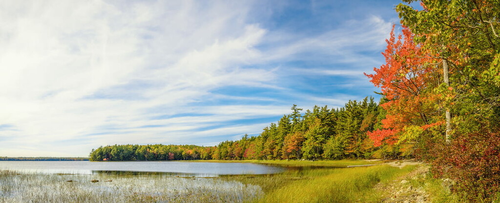 Panorama  of Kejimkujik National Park and National Historic Site of Canada