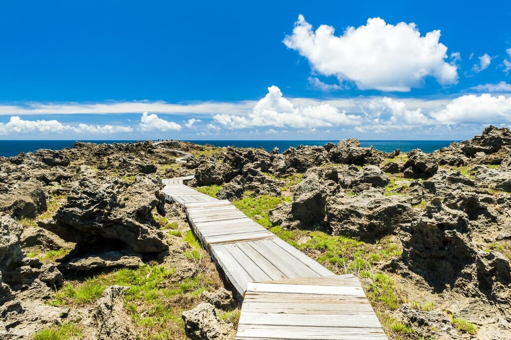 Landscape coast o Kenting National Park, South Taiwan