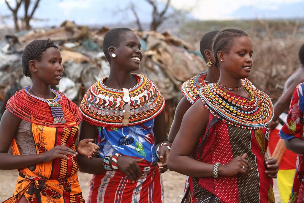 Traditional women samburu, Kenya