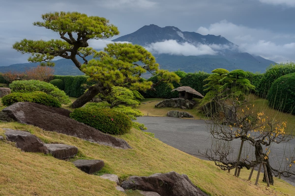 Senganen Japanese garden, Kirishima-Kinkowan National Park, Japan