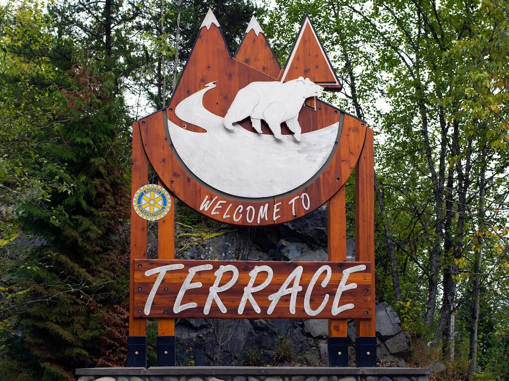 Terrace, Kitimat Ranges, British Columbia