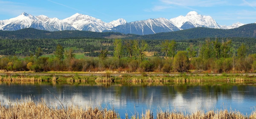 radium hot springs, Kootenay Range, British Columbia