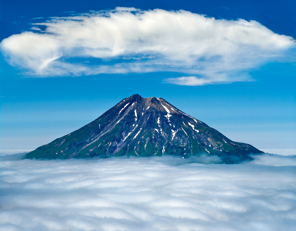 Fuss Peak Volcano, Paramushir Island,, Kuril Islands