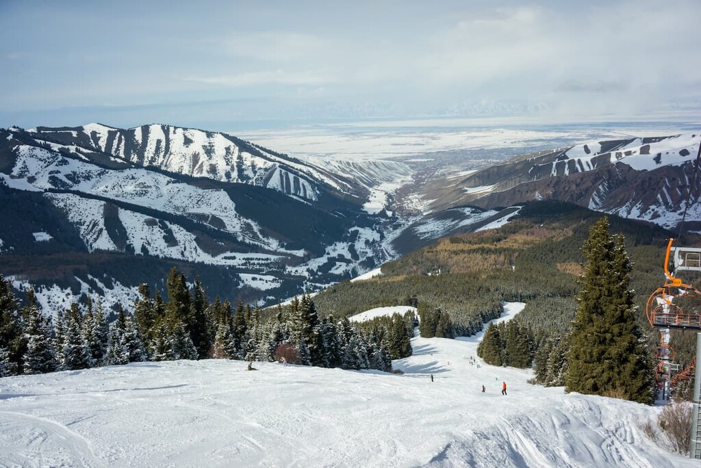 Ski Resort of Karakol in Kyrgyzstan