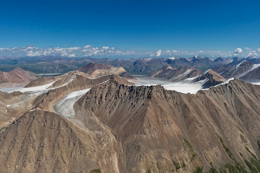 Tien Shan peaks glaciers, Kyrgyzstan