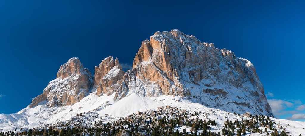 Sassolungo peak, Langkofel group, Italy