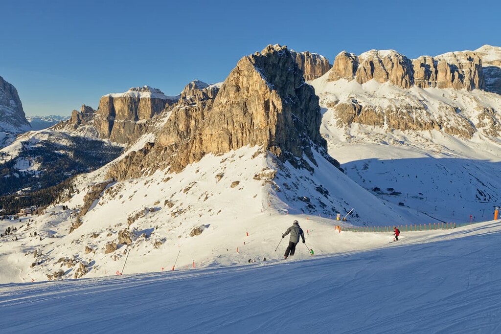 Val di Fassa Ski Area, Langkofel group, Italy