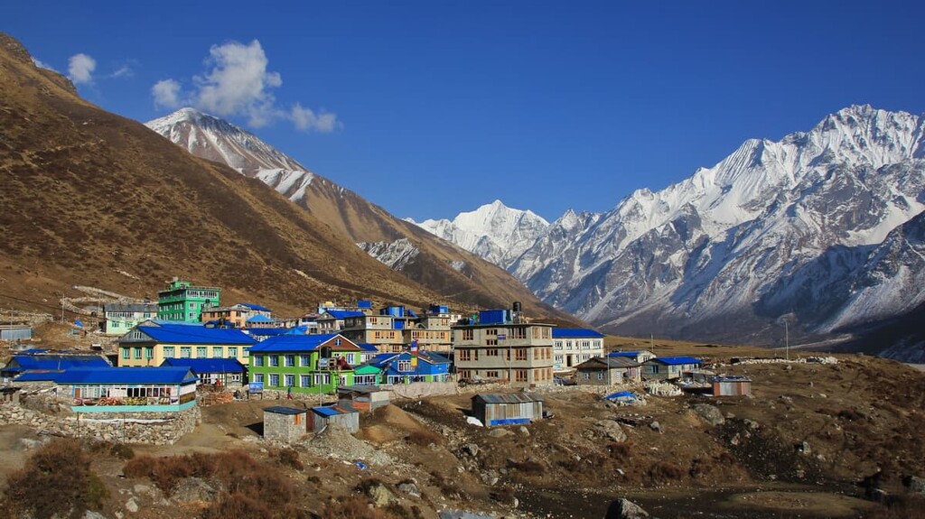 Village Kyanjin Gumba, Langtang National Park