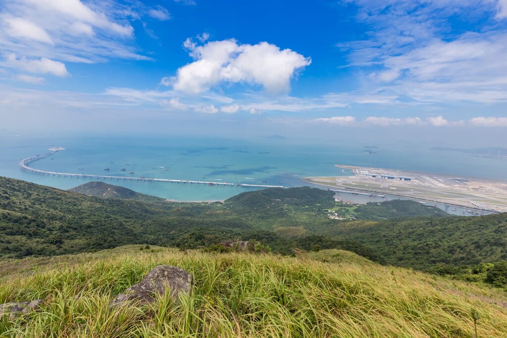 Builing for Hong Kong-Zhuhai-Macau/Macao Bridge, Lantau South Country Park, Hong Kong