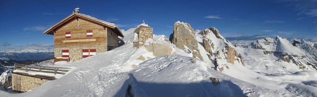 ski Mountaineering, Latemar, Dolomites, Italy