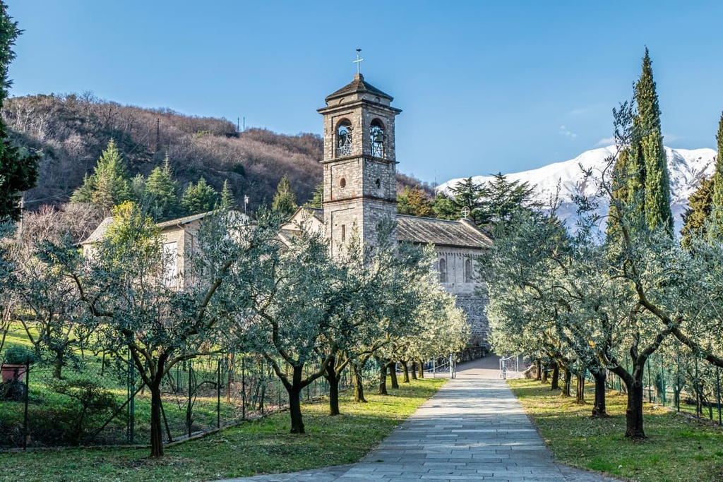 Abbazia di Piona, Lombardy, Italy