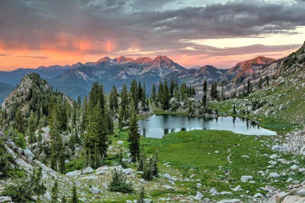 Silver Glance Lake, Lone Peak Wilderness, Utah