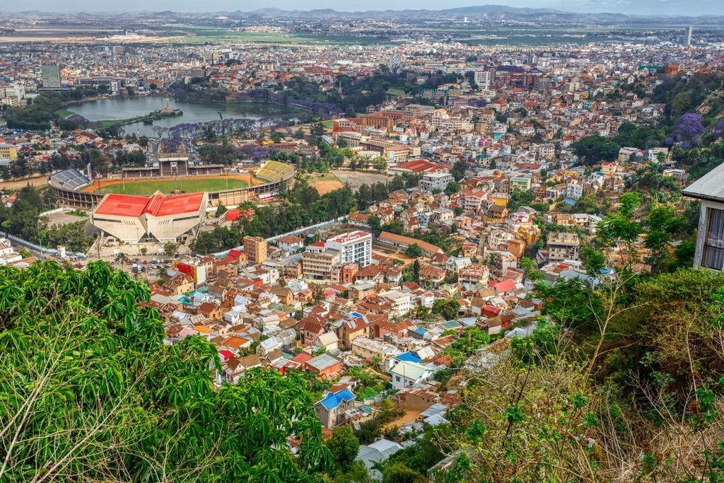 Antananarivo cityscape, Madagascar
