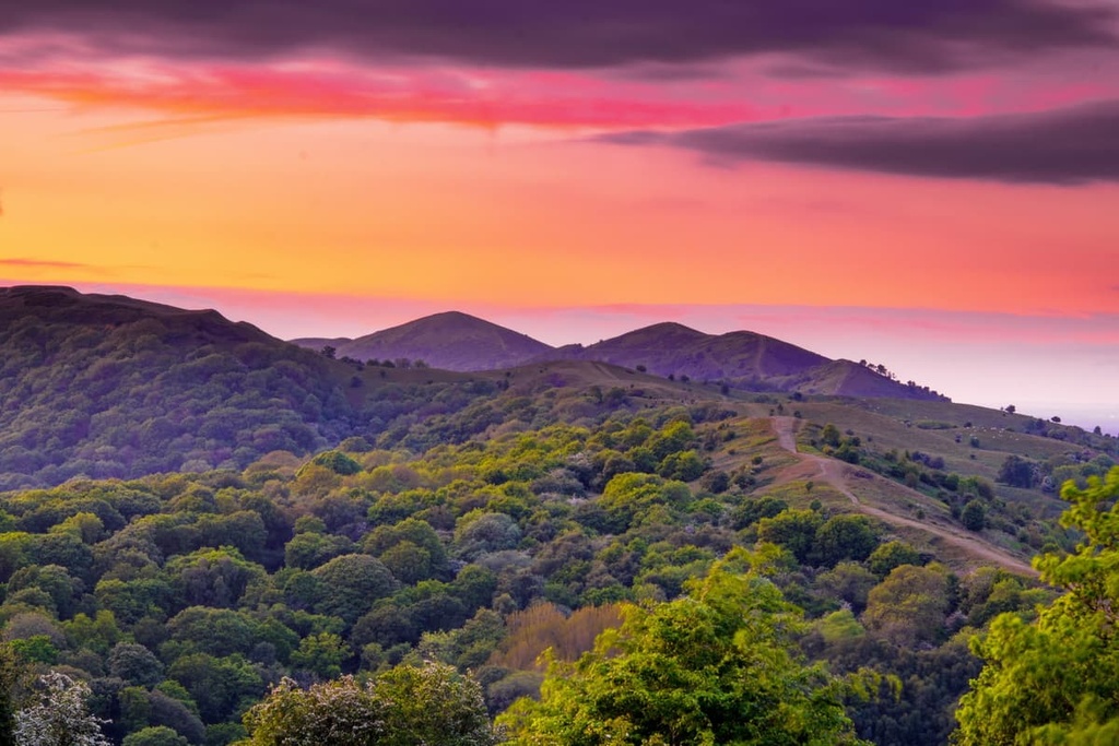 Herefordshire, Malvern Hills Area, England