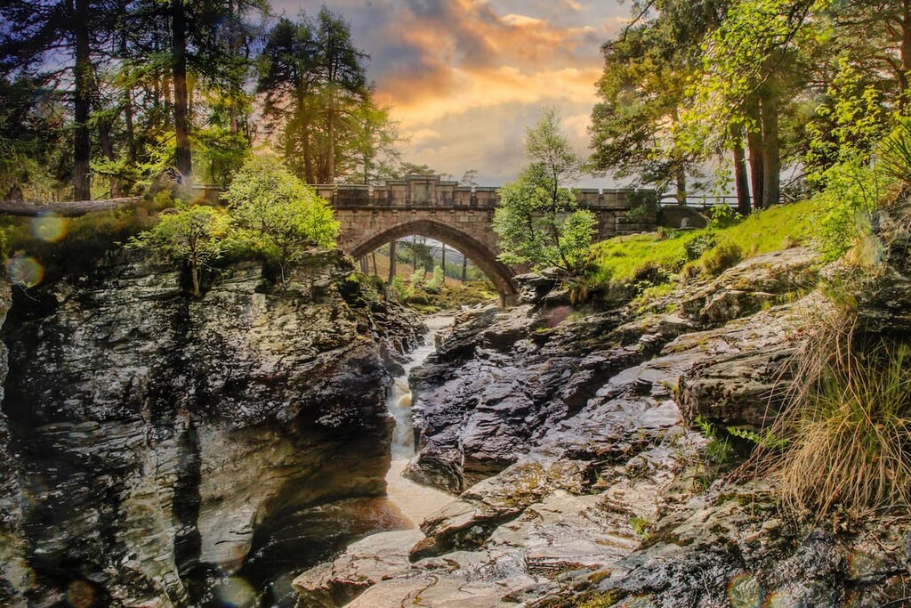 Linn of Dee near braemar, Mar Lodge Estate National Nature Reserve, Scotland