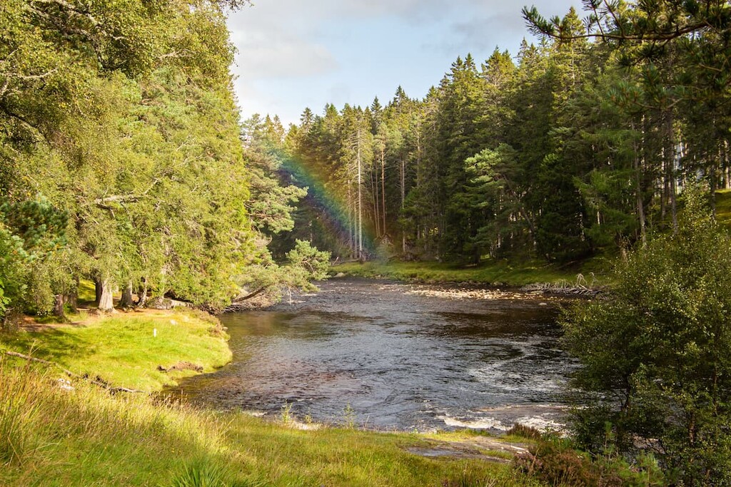 Linn of Dee in Cairngorms National Park, Mar Lodge Estate National Nature Reserve, Scotland