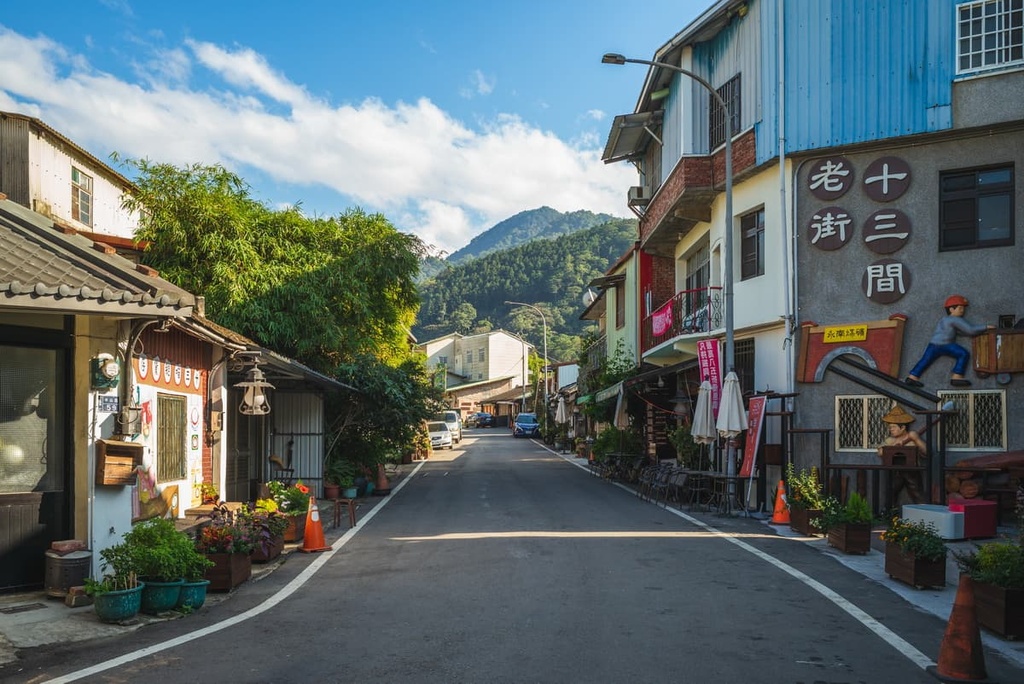 Shisanjian old street in Nanzhuang Township, Miaoli County, Taiwan