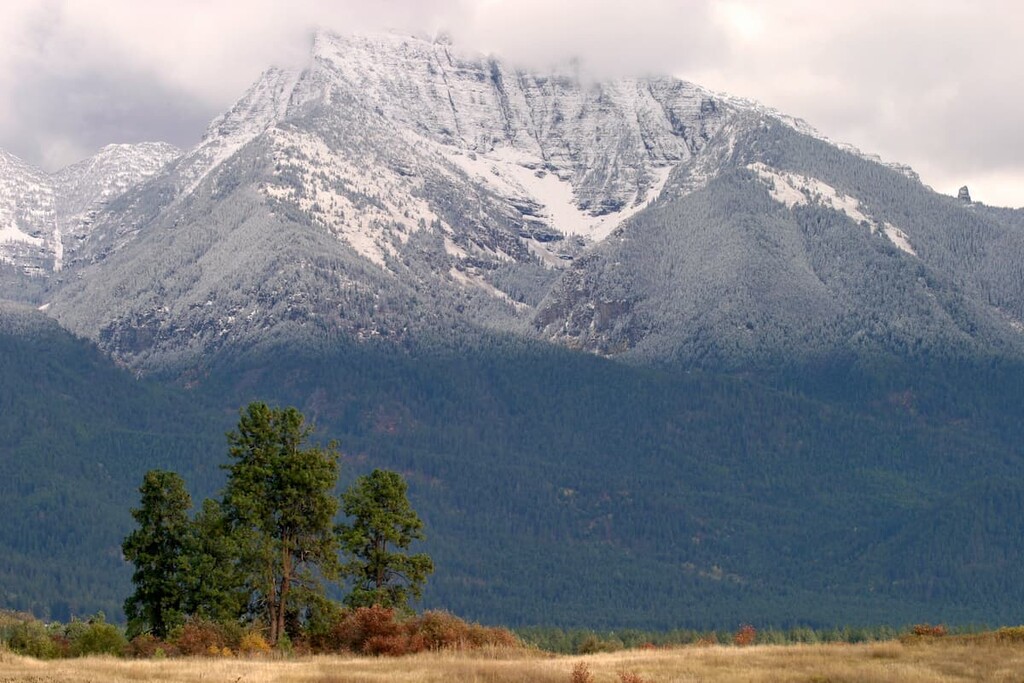 Mount Calowahcan. Mission Mountains Tribal wilderness, Montana