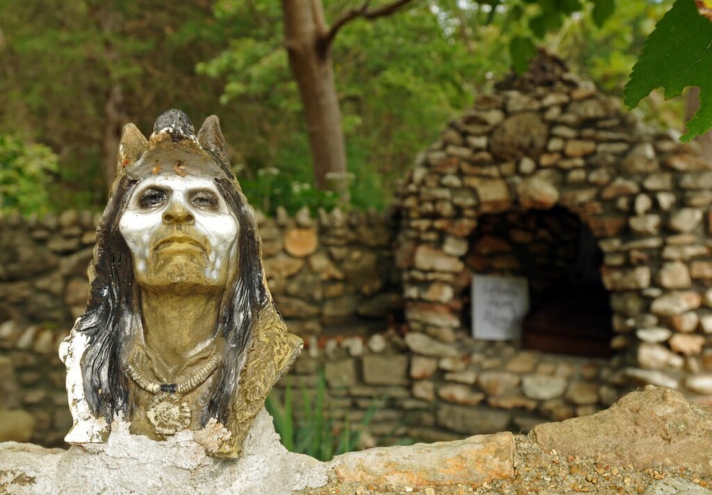 Trail of Tears Memorial in Jerome, a folk art monument created by the late Larry Baggett and recently restored, Missouri