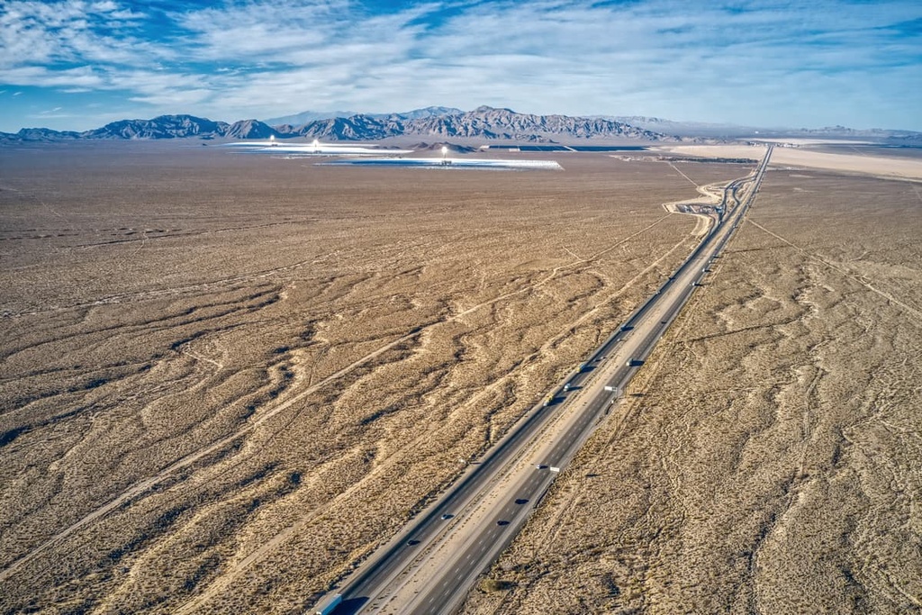 road, Mojave Trails National Monument, California
