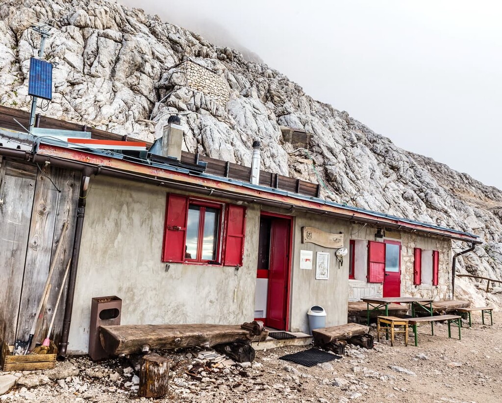 Rifugio Maria Vittoria Torrani , Monte Civetta, Italy