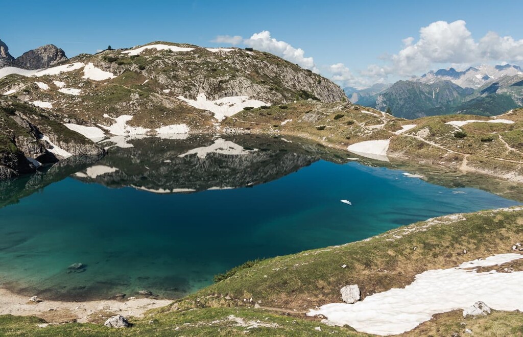 Lake Coldai, Monte Civetta, Italy