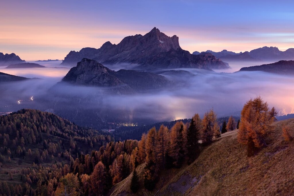 Monte Civetta fogg, Italy