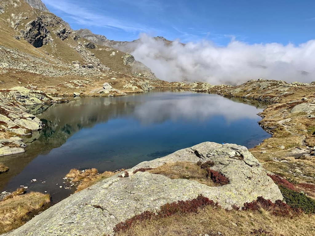 Monviso lake, Piedmont, Italy