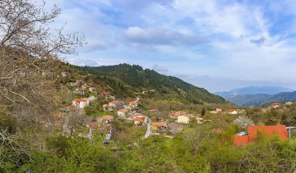 Ano Pavliani village, Mount Oeta National Park, Greece