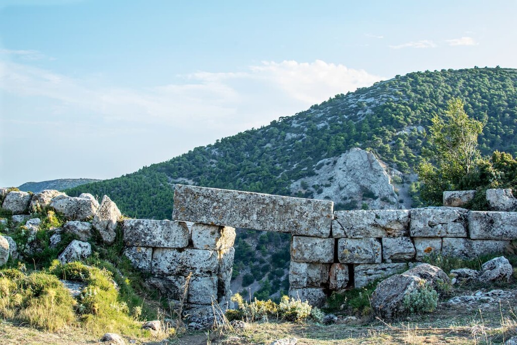 Fortress of Phili. Mount Parnitha National Park, Greece