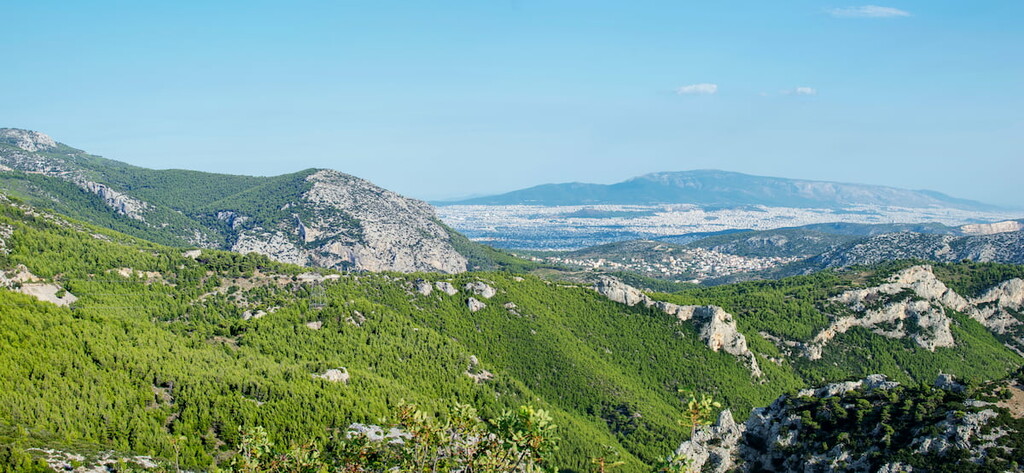 Panorama. Mount Parnitha National Park, Greece