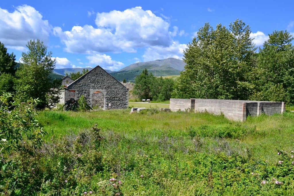 Ruins of Leitch Collieries and surrounding landscape, Municipality of Crowsnest Pass, Alberta