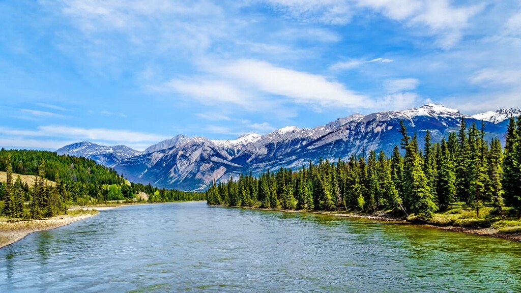 Athabasca River, Municipality of Jasper, Alberta, Canada