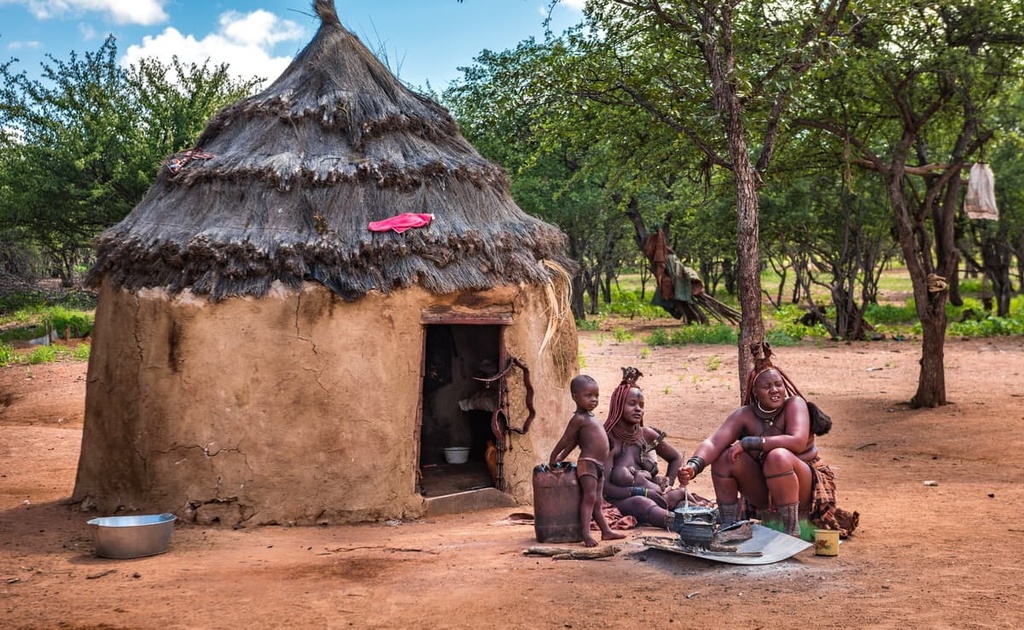 Otjikandero Himba Orphanage Village, Namibia