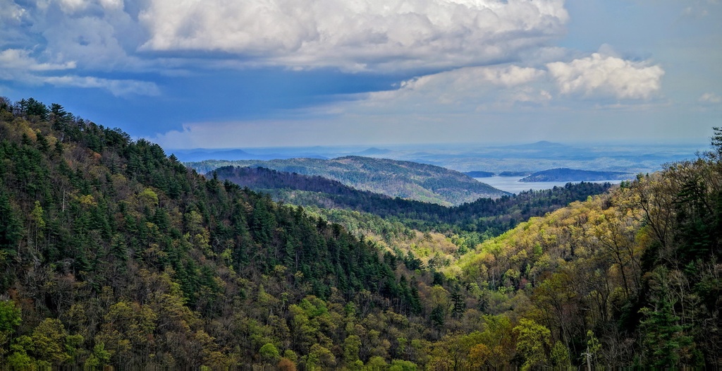 Sunrise Blue Ridge Mountains, Nantahala National Forest, North Carolina