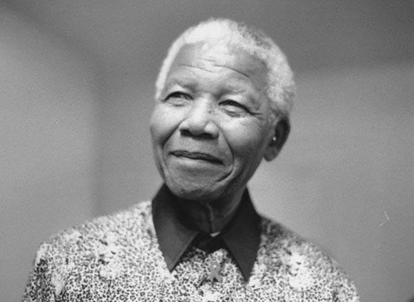 Nelson Mandela photographed at the London School of Economics in 2000, the same year Nelson Mandela Bay was renamed in his honor. Nelson Mandela Bay