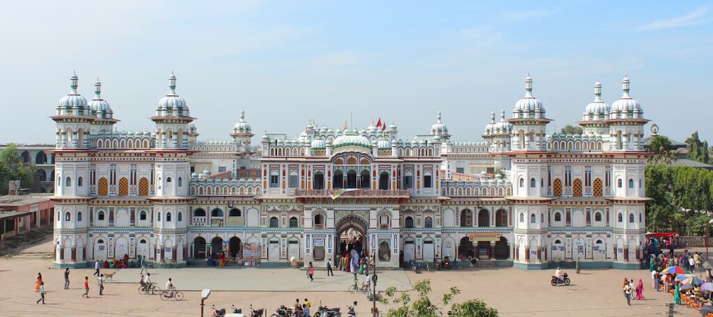  Janaki Mandir temple, Janakpur, Nepal