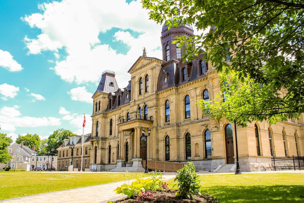 New City Hall of Fredericton, New Brunswick, Canada