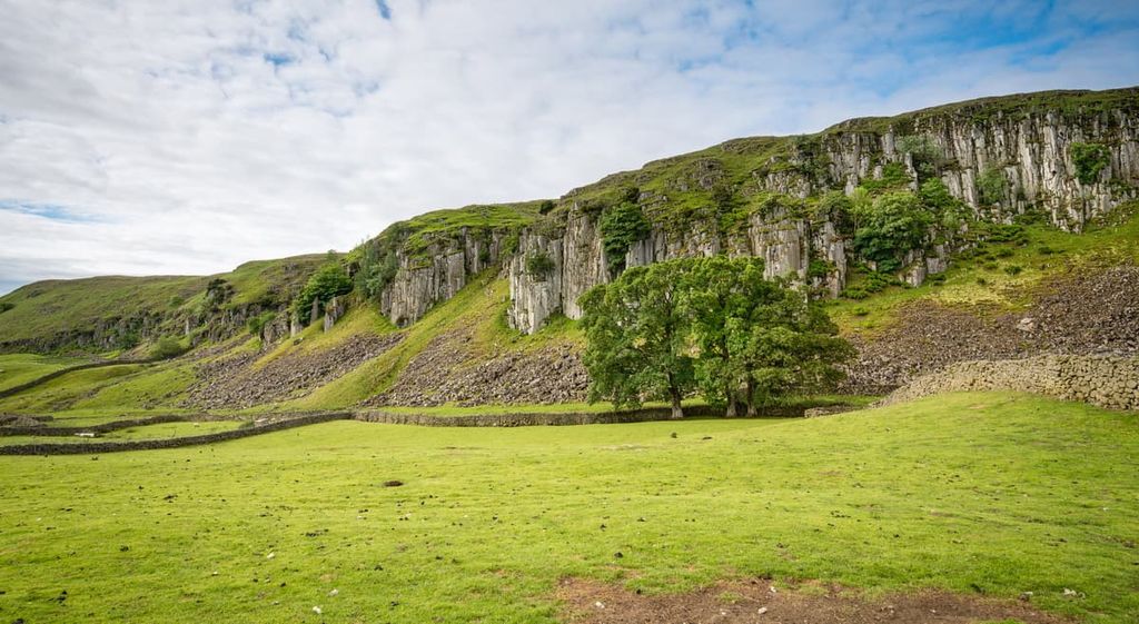 Whin Sill at Holwick, North Pennines Area, England