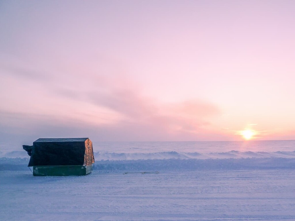 Sunrise at Bear Lake, Northwest Territories, Canada