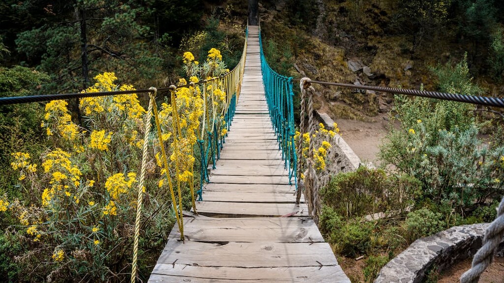 Old bridge, Parque Nacional Cumbres del Ajusco, Mexico