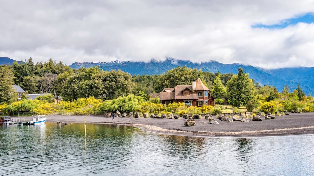 Beautiful Nature of the Vicente Perez Rosales National Park, Chile