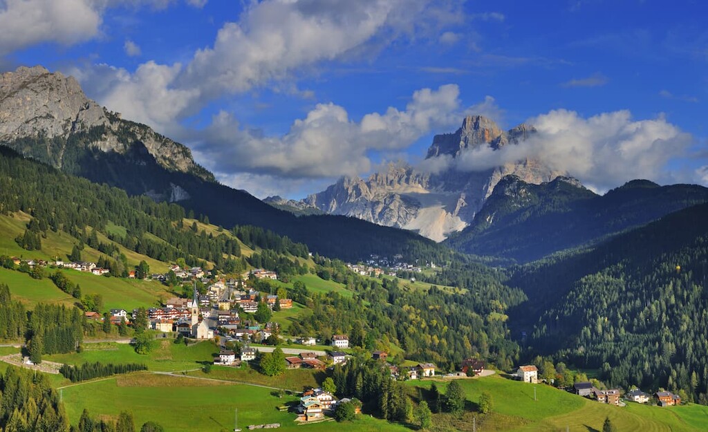 Selva di Cadore, Val Fiorentina, Pelmo, Italy