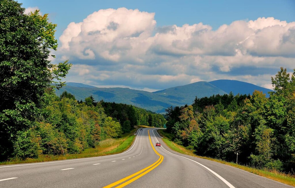 State Route 7, Peru Peak Wilderness, Green Mountain, Vermont