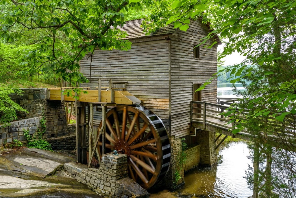 Piedmont, Grist Mill in Stone Mountain State Park