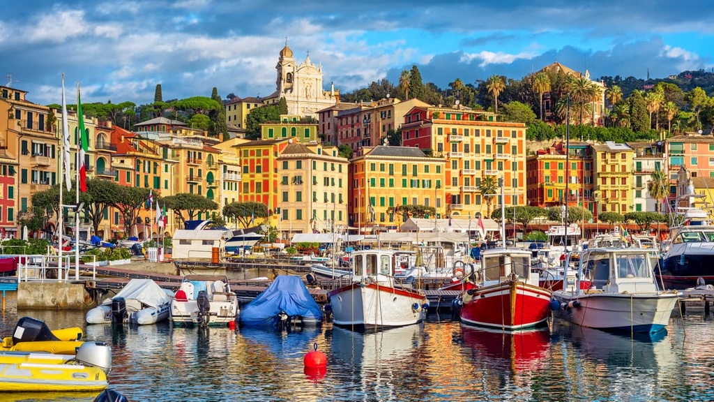 Santa Margherita Ligure port, Rapallo, Italy